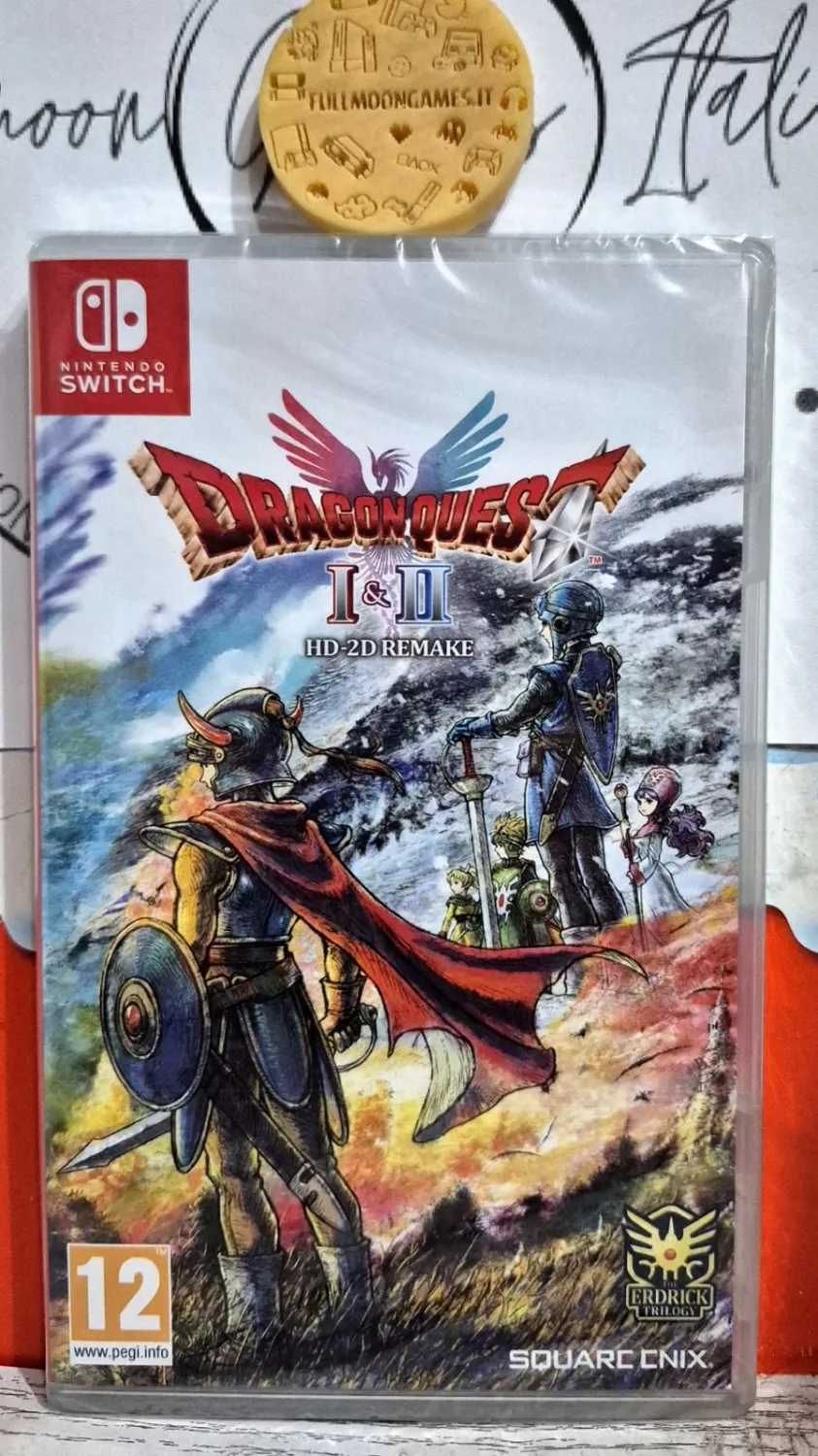 Dragon Quest I &amp; II HD-2D Remake - Nintendo Switch JRPG EU Con Italiano
