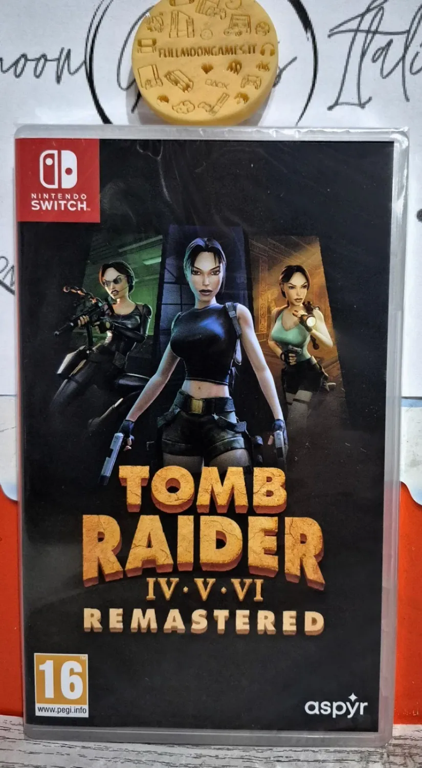 Tomb Raider IV-V-VI Remastered - Nintendo Switch EU Con Italiano