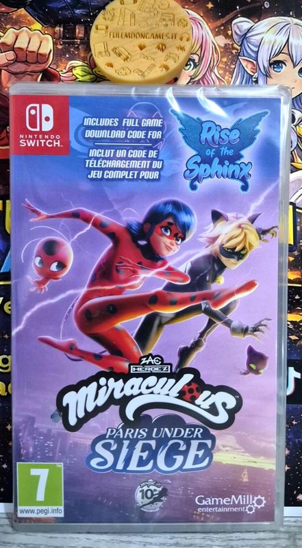 Miraculous Paris Under Siege + Rise Of The Sphinx - Nintendo Switch EU Con Italiano