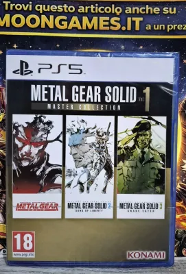 Metal Gear Solid Master Collection Vol. 1 - PS5 Playstation 5 Copertina E Giochi In Italiano