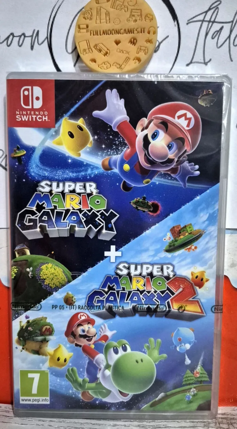 Super Mario Galaxy 1 + 2 - Nintendo Switch Free Upgrade NSW2 Edizione Italiana