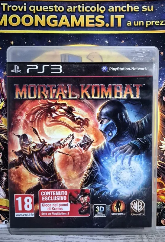 Mortal Kombat - PS3 Playstation 3 Picchiaduro Edizione Italiana