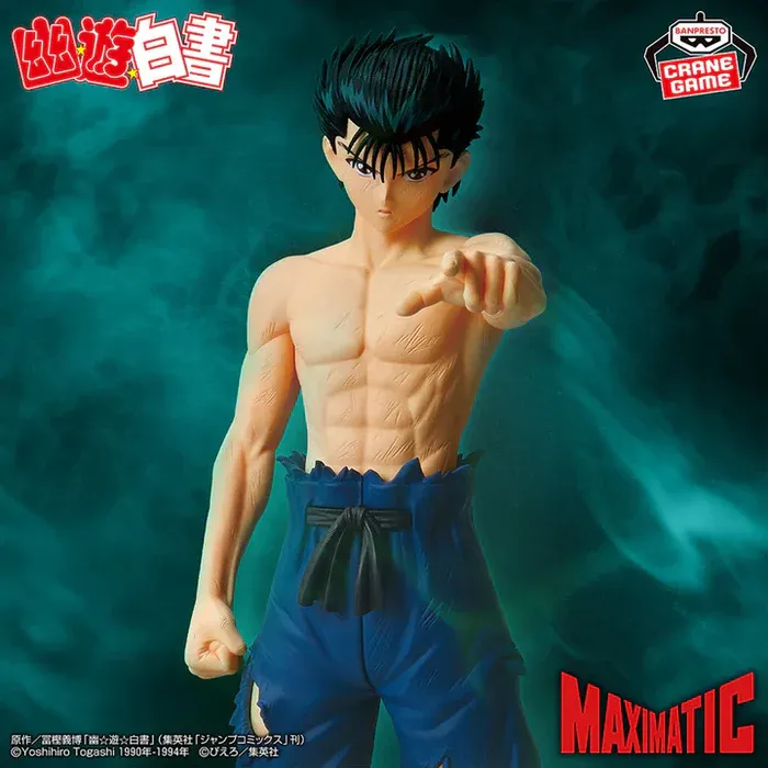 Yu Yu Hakusho Statua Yusuke Urameshi Figure Banpresto Maximatic 21 Cm