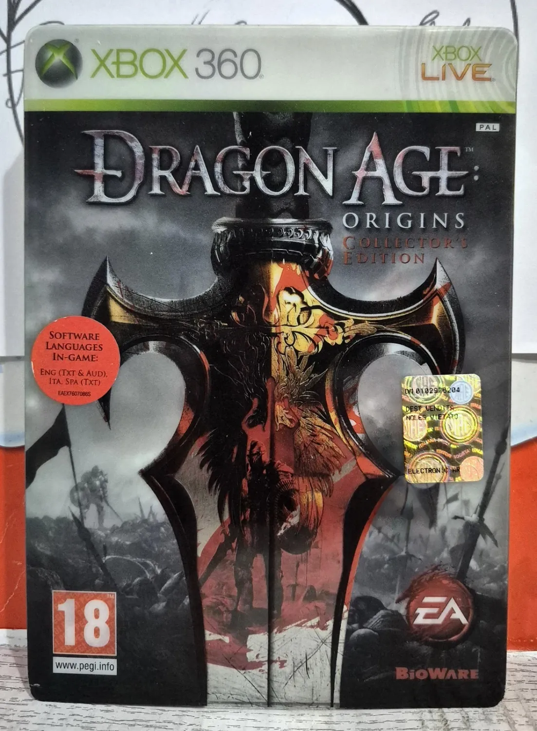 Dragon Age Origins Collector's Edition - Xbox 360 RPG EU Con Italiano