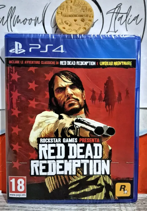 Red Dead Redemption 1 - PS4 Playstation 4 Base + Undead Nightmare Edizione Italiana