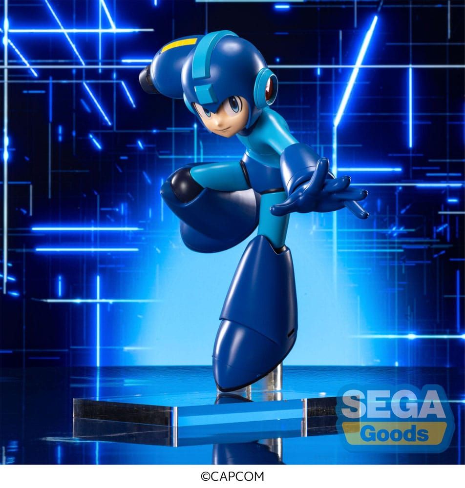 Megaman Statua Mega Man Rockman Sega Luminasta Figure 19 Cm