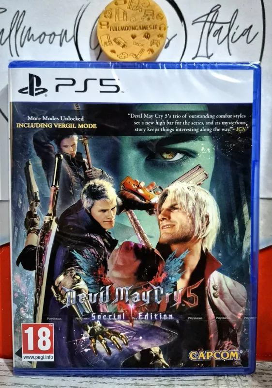 Devil May Cry 5 Special Edition (Include Vergil Mode) - PS5 Playstation 5 EU Con Italiano