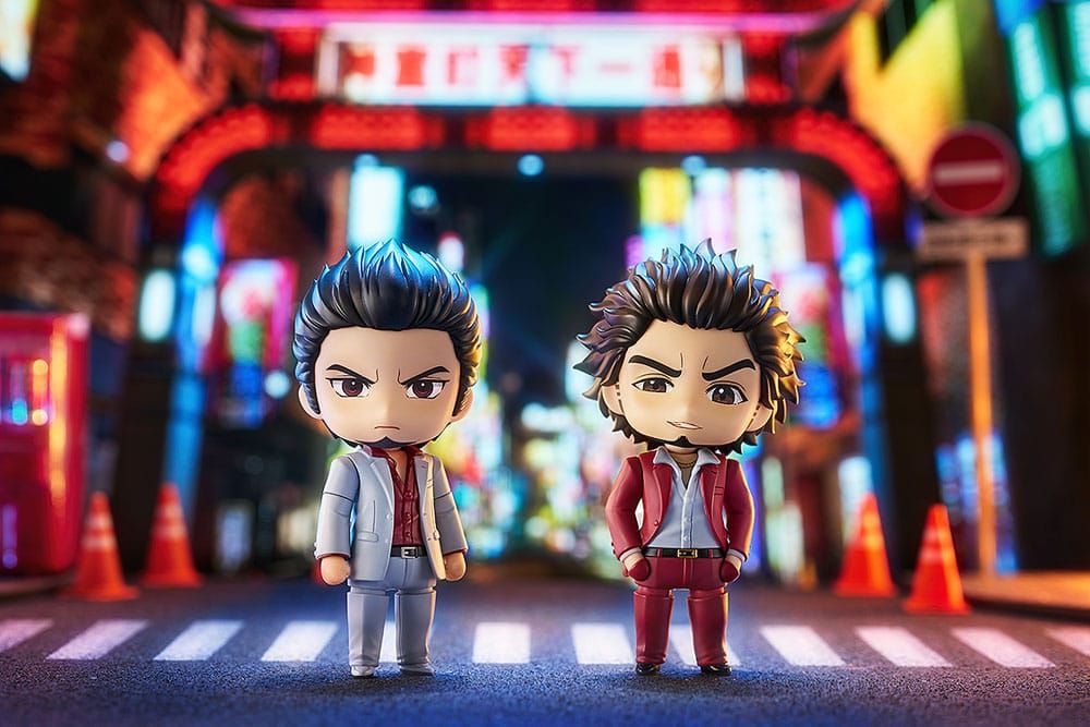 Yakuza Series Bundle 2 Nendoroid Ichiban Kasuga &amp; Kazuma Kiryu Action Figure 10Cm Goodsmile