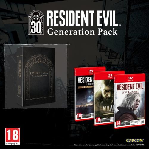 Resident Evil 30th Generation Pack Nintendo Switch 2 EU Con Italiano
