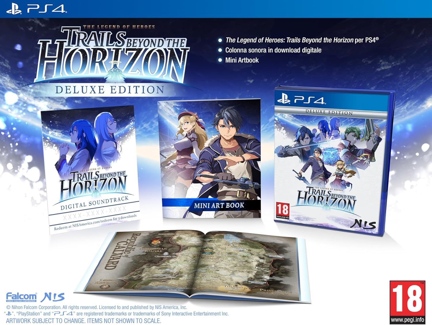 The Legend Of Heroes: Trails Beyond The Horizon Deluxe Edition PS4 Playstation 4 EU Gioco ENG