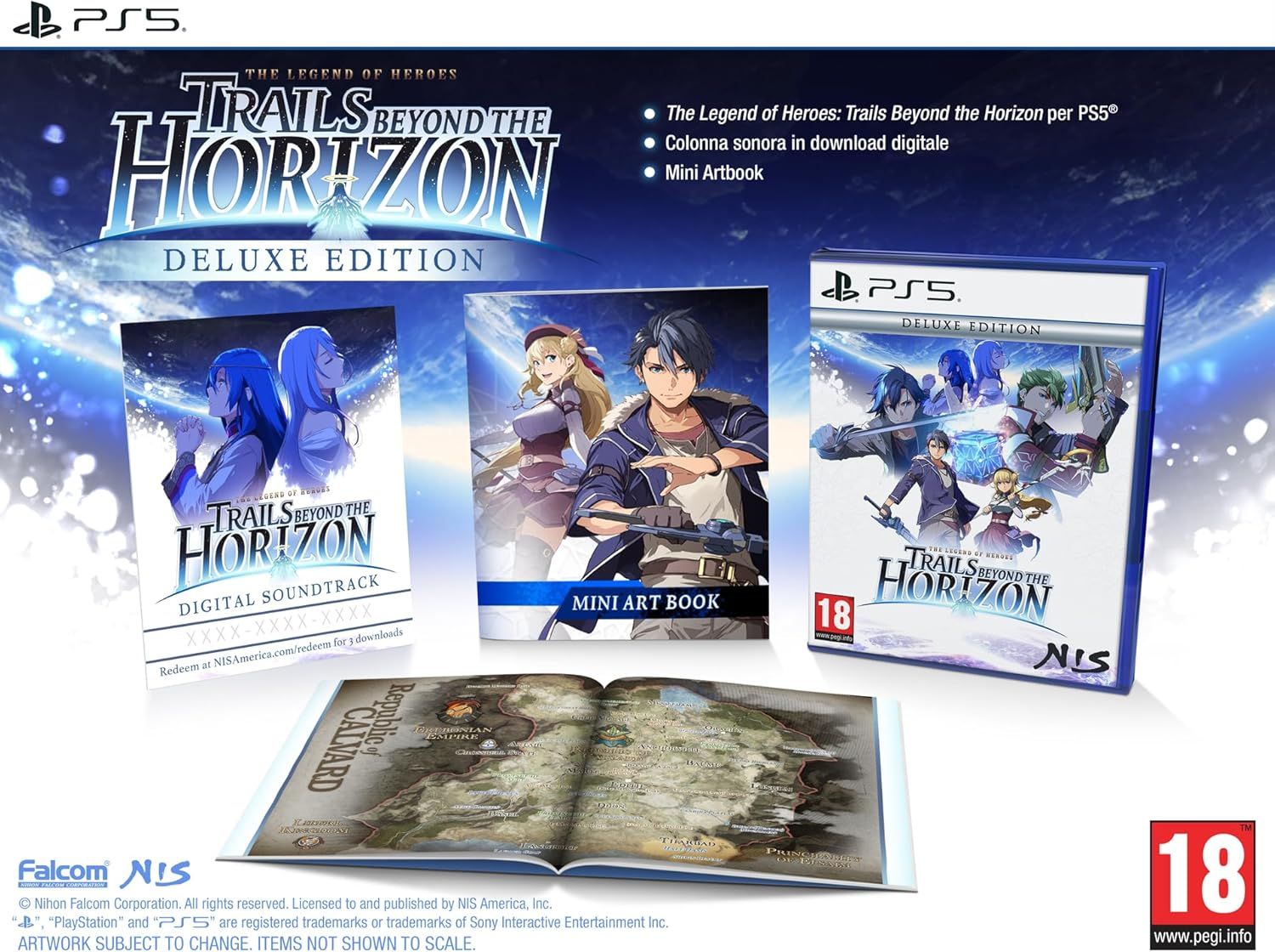 The Legend Of Heroes: Trails Beyond The Horizon Deluxe Edition PS5 Playstation 5 EU Gioco ENG