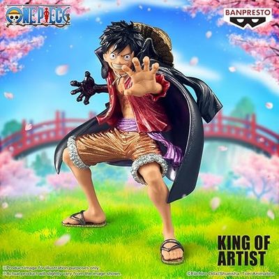 One Piece Monkey D. Luffy Figure Banpresto King Of Artist Land Of Wano II Special Ver. 19cm