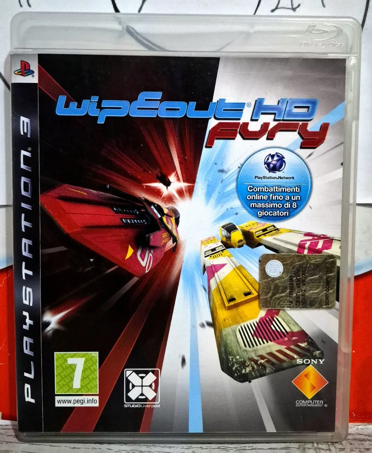 Wipeout HD Fury - PS3 Playstation Racing Esclusiva Sony Edizione Italiana