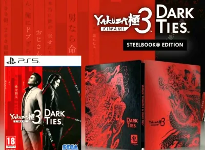Yakuza Kiwami 3 &amp; Dark Ties Steelbook Edition PS5 Playstation 5 EU Con Italiano