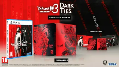 Yakuza Kiwami 3 &amp; Dark Ties Steelbook Edition PS5 Playstation 5 EU Con Italiano