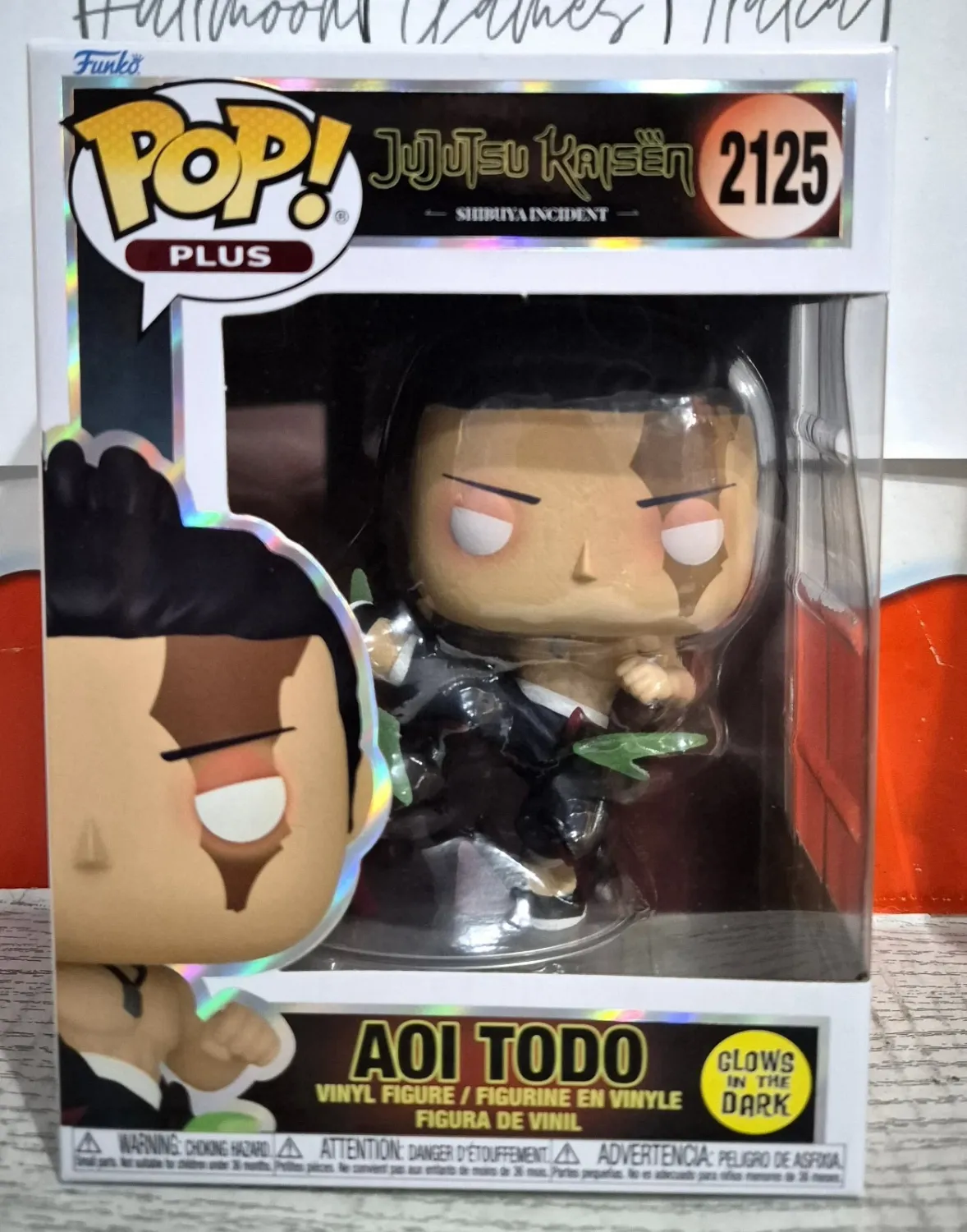 Funko Pop Animation Jujutsu Kaisen Aoi Todo #2125 Glows In The Dark (Scatola danneggiata)