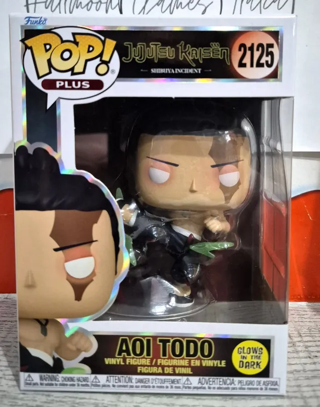 Funko Pop Animation Jujutsu Kaisen Aoi Todo #2125 Glows In The Dark (Scatola danneggiata)