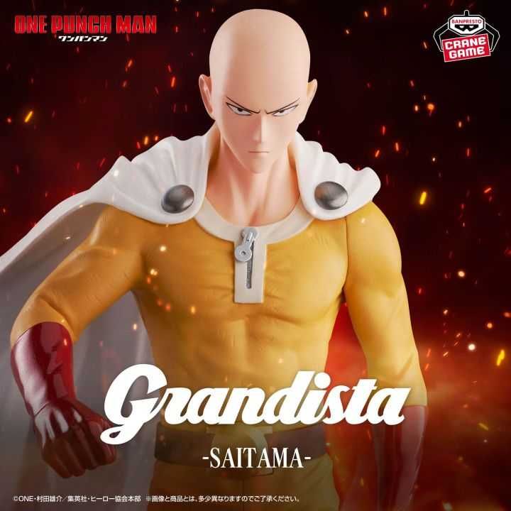 One Punch Man Statua Saitama Figure Grandista Banpresto 27cm