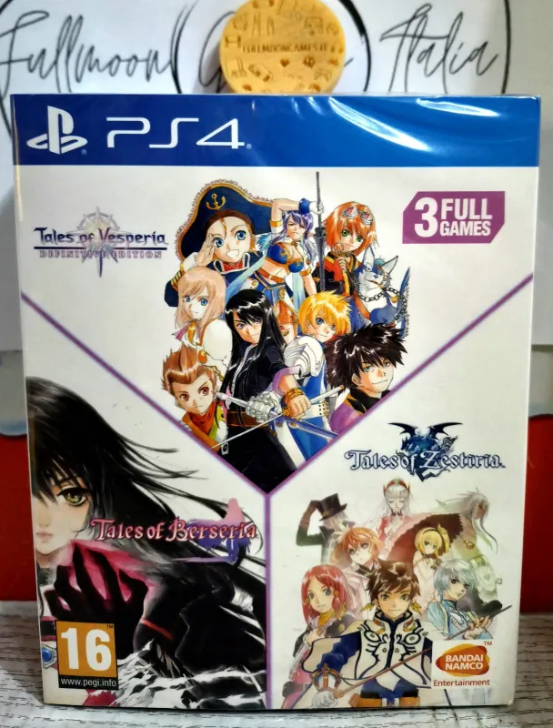 Tales Of Berseria / Zestiria / Vesperia (Definitive) - PS4 JRPG EU Con Italiano