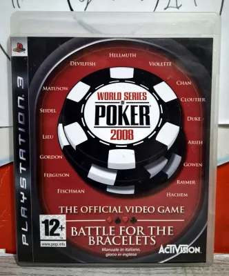 World Series Of Poker 2008: Battle For The Bracelets - PS3 Cover ITA Gioco ENG