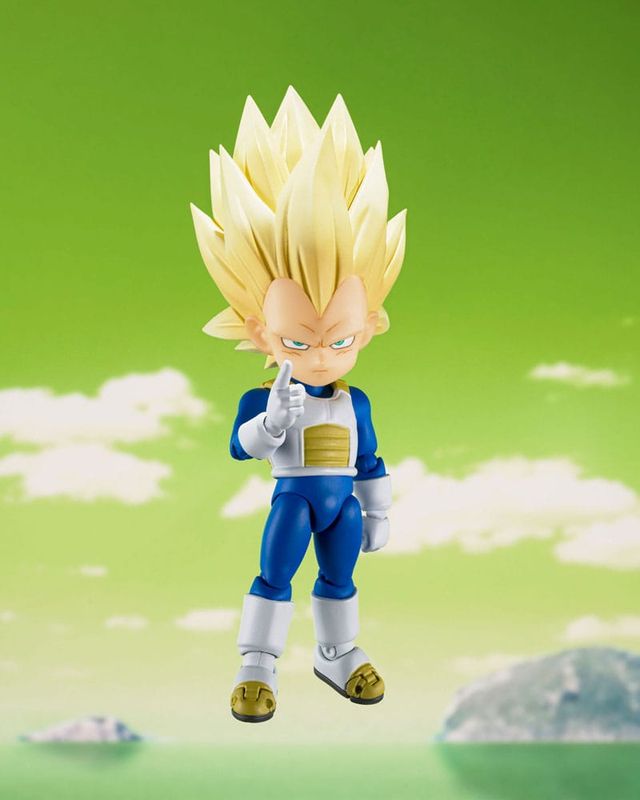 S.H. Figuarts Dragon Ball Daima Action Figure Super Saiyan Level 3 Vegeta (Mini) 8cm
