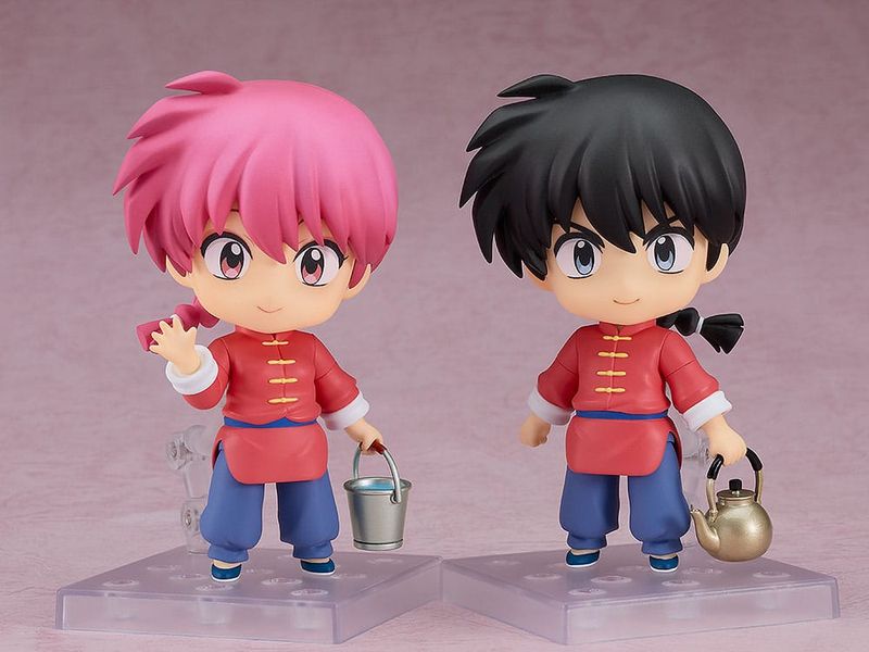 Ranma ½ Bundle 2 Nendoroid Ranma Saotome Male &amp; Female Version Action Figures 10cm Goodsmile