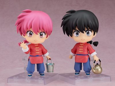 Ranma ½ Bundle 2 Nendoroid Ranma Saotome Male &amp; Female Version Action Figures 10cm Goodsmile