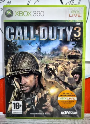 Call Of Duty 3 - Xbox 360 Sparatutto Prima Stampa Italiana