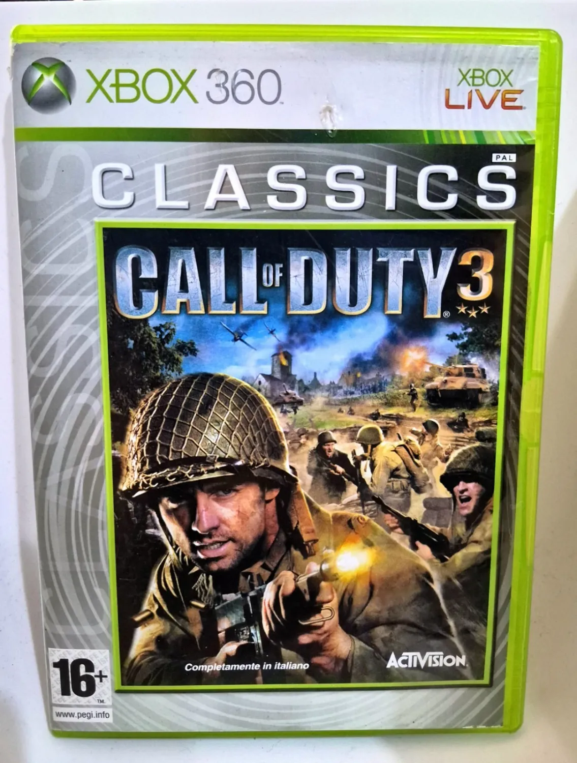 Call Of Duty 3 - Xbox 360 Sparatutto Edizione Classics Italiana