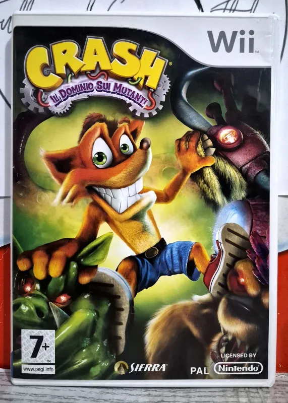 Crash Bandicoot Il Dominio Sui Mutanti - Nintendo Wii Avventura Platform Edizione Italiana