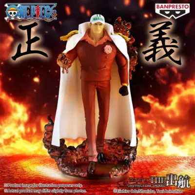 One Piece Adm. Sakazuki Akainu Figure Banpresto The Shukko Logia Special Edition 19Cm