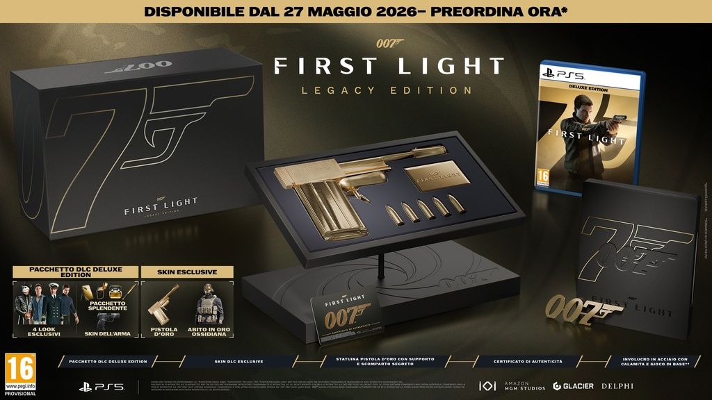 007: First Light  Legacy Edition - PS5 Playstation 5 Action James Bond Edizione Italiana