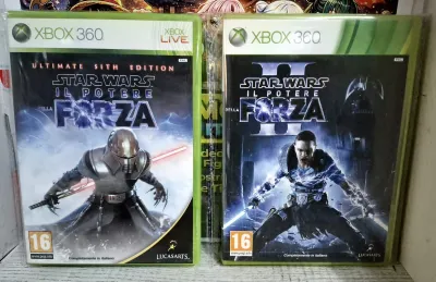 Bundle Giochi Star Wars Il Potere Della Forza 1+2 Xbox 360 Edizioni Italiane