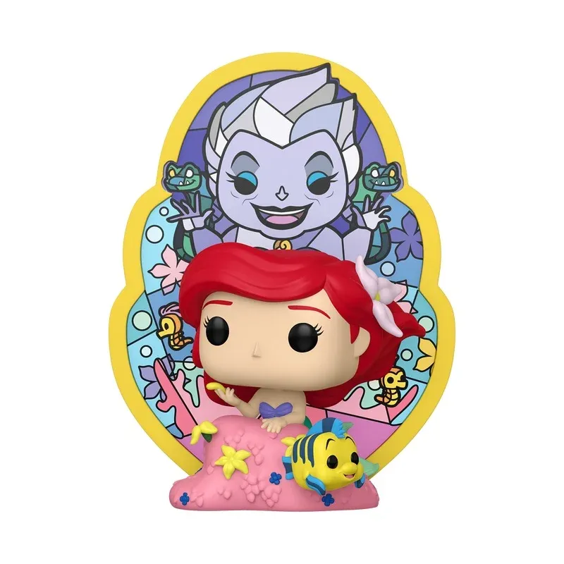 Funko Pop Deluxe Disney The Little Mermaid Ariel Stained Glass #1702 La Sirenetta
