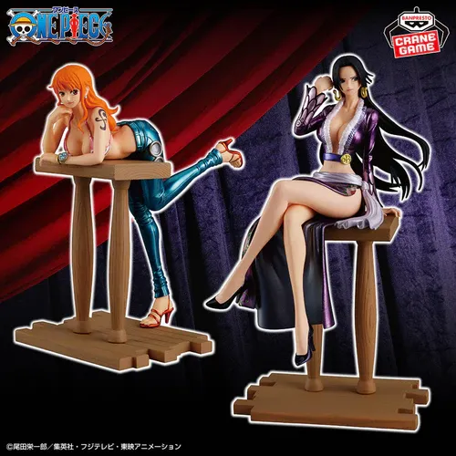 One Piece Bundle 2 Statue Nami &amp; Boa Hancock Banpresto Grandline Journey Special Ver.