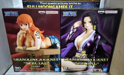 One Piece Bundle 2 Statue Nami &amp; Boa Hancock Banpresto Grandline Journey Special Ver.