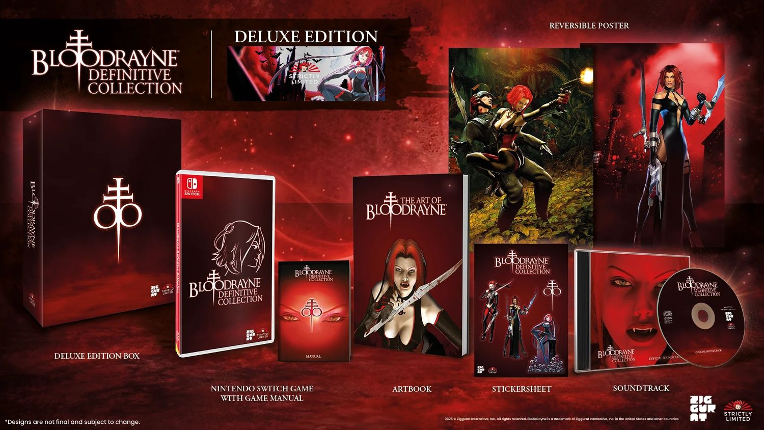 Bloodrayne Definitive Collection Deluxe Edition Nintendo Switch Strictly Limited Games EU Con Italiano