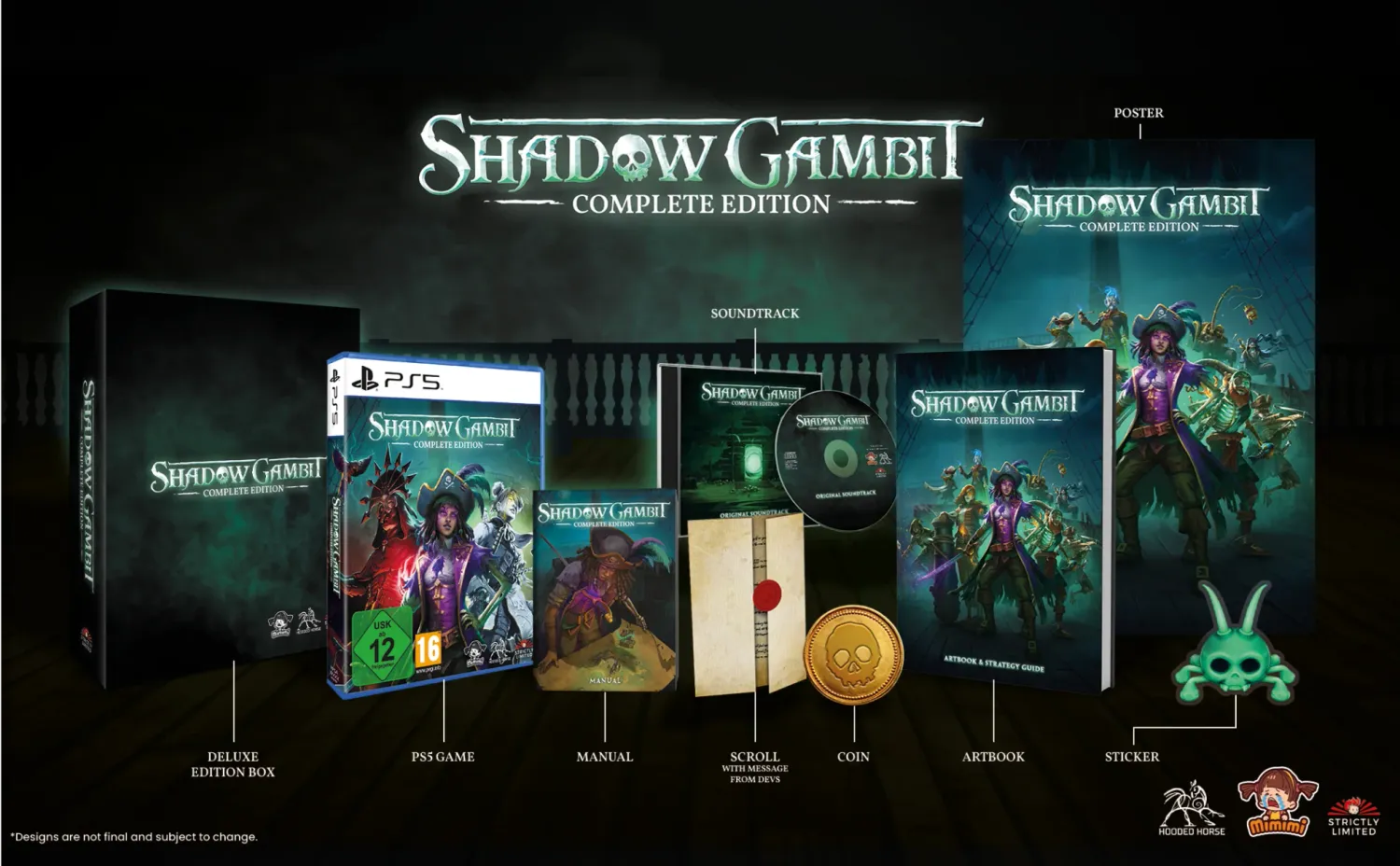 Shadow Gambit: The Cursed Crew Complete Edition Deluxe Version PS5 Strictly Limited Games EU Con Italiano
