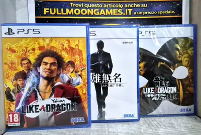 Bundle Yakuza Like A Dragon + Gaiden + Infinite Wealth PS5 Multilingua Italiano In Game