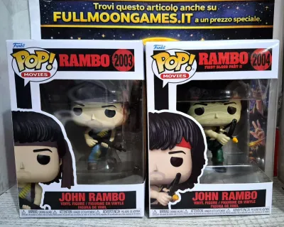 Funko Pop! Movies "Rambo: First Blood" Bundle John Rambo #2003 &amp; Rambo With Bow #2004