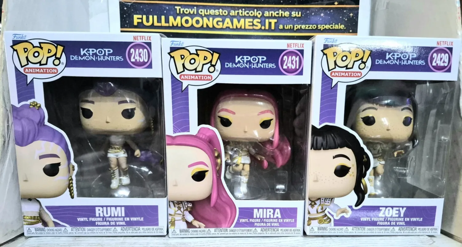 Funko Pop! Animation Netflix K-Pop Demon Hunters Bundle Rumi + Mira + Zoey