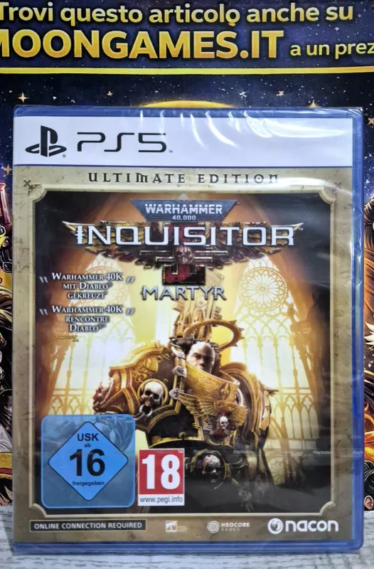 Warhammer 40000 Inquisitor: Martyr Ultimate Edition - PS5 RPG Hack 'n Slash EU Con Italiano