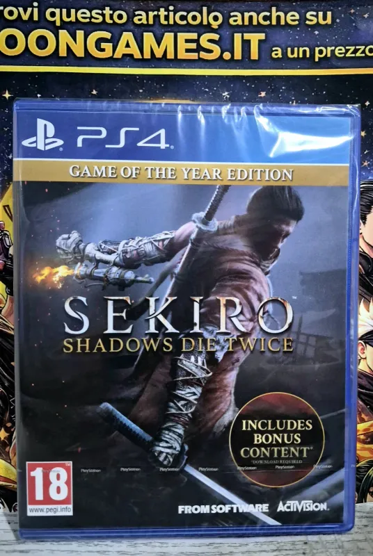 Sekiro: Shadows Die Twice Game Of The Year Edition - PS4 Playstation 4 Action RPG EU Con Italiano