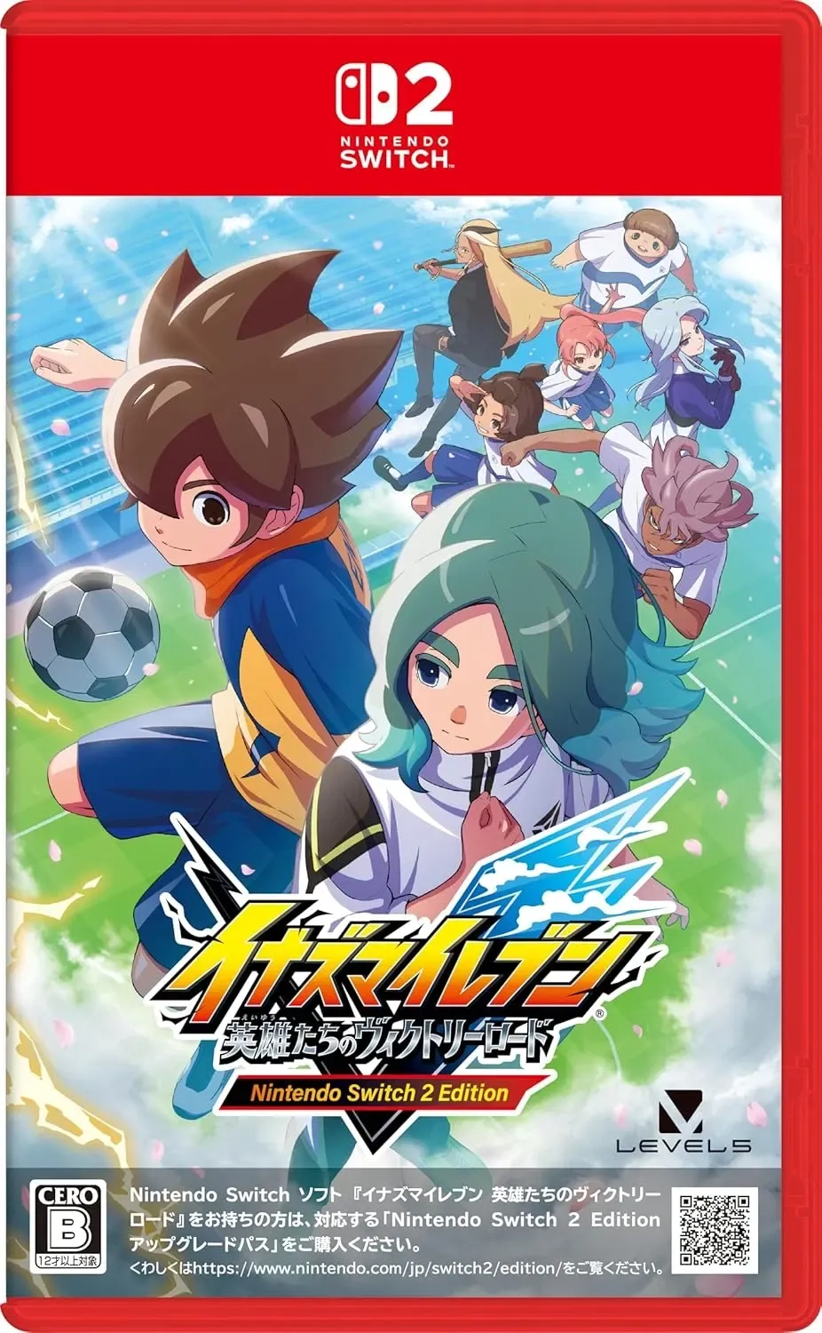 Inazuma Eleven: Victory Road - Nintendo Switch 2 Edizione Fisica JAP Multilingua Con Italiano Incluso