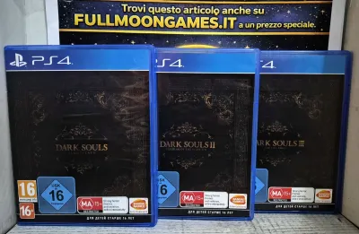 Dark Souls Trilogy I + II + III PS4 Playstation 4 Action RPG Usato Ottimo
