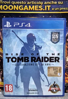 Rise Of The Tomb Raider Celebrazione Dei 20 Anni PS4 Action Edizione Italiana Usato Rise Of The Tomb Raider Celebrazione Dei 20 Anni PS4 Action Edizione Italiana Usato