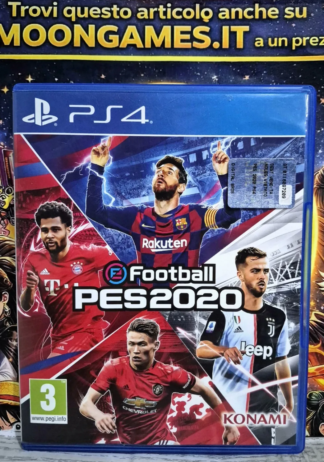 eFootball PES 2020 Pro Evolution Soccer - PS4 Playstation 4 Edizione Italiana
