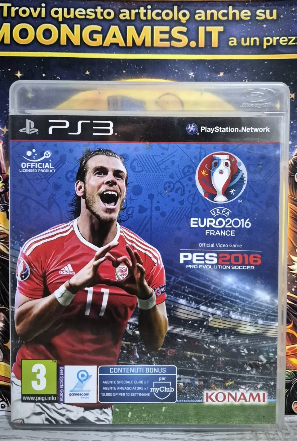 PES 2016 &amp; Euro 2016 Pro Evolution Soccer - PS3 Playstation 3 Edizione Italiana