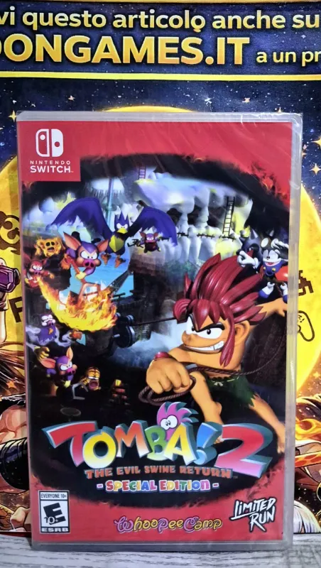 Tomba! 2 The Evil Swine Return - Nintendo Switch Limited Run Games #299 Multilingua Con Italiano