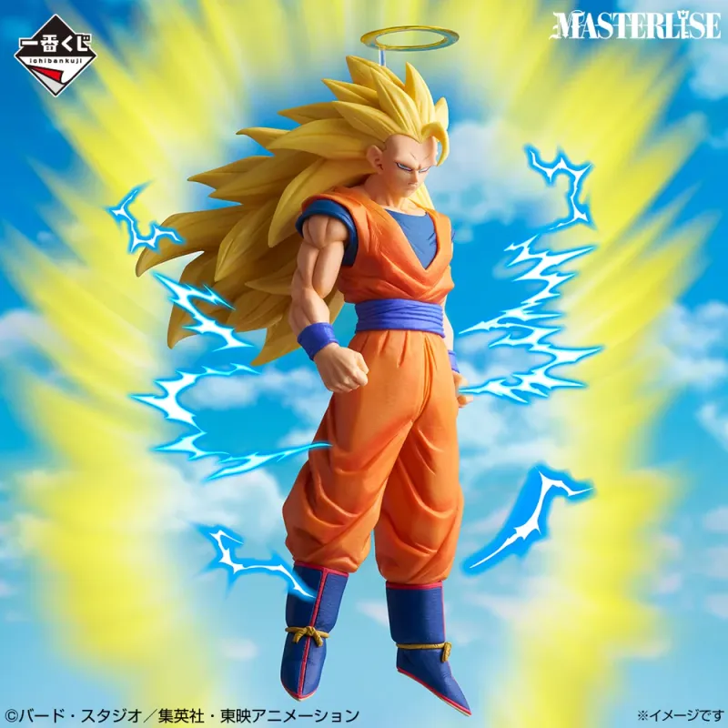 Dragon Ball Z Super Saiyan 3 Son Goku SSJ3 Figure Ichibansho Masterlise 25cm